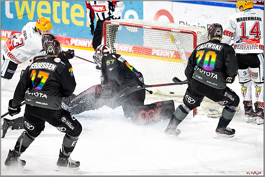 PENNY DEL;  Koelner Haie - Fischtown Pinguins Bremerhaven; Koeln, 17.01.2021